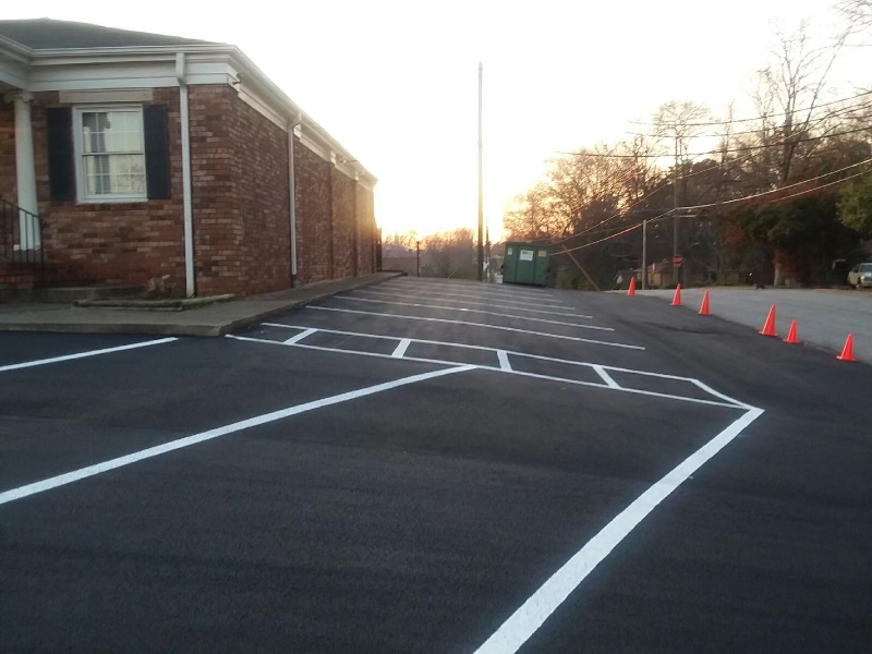 Roswell Rd - Road Markings